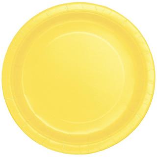 amscan Unifarben Teller, Papier 8erPack  