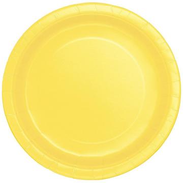 Unifarben Teller, Papier 8erPack
