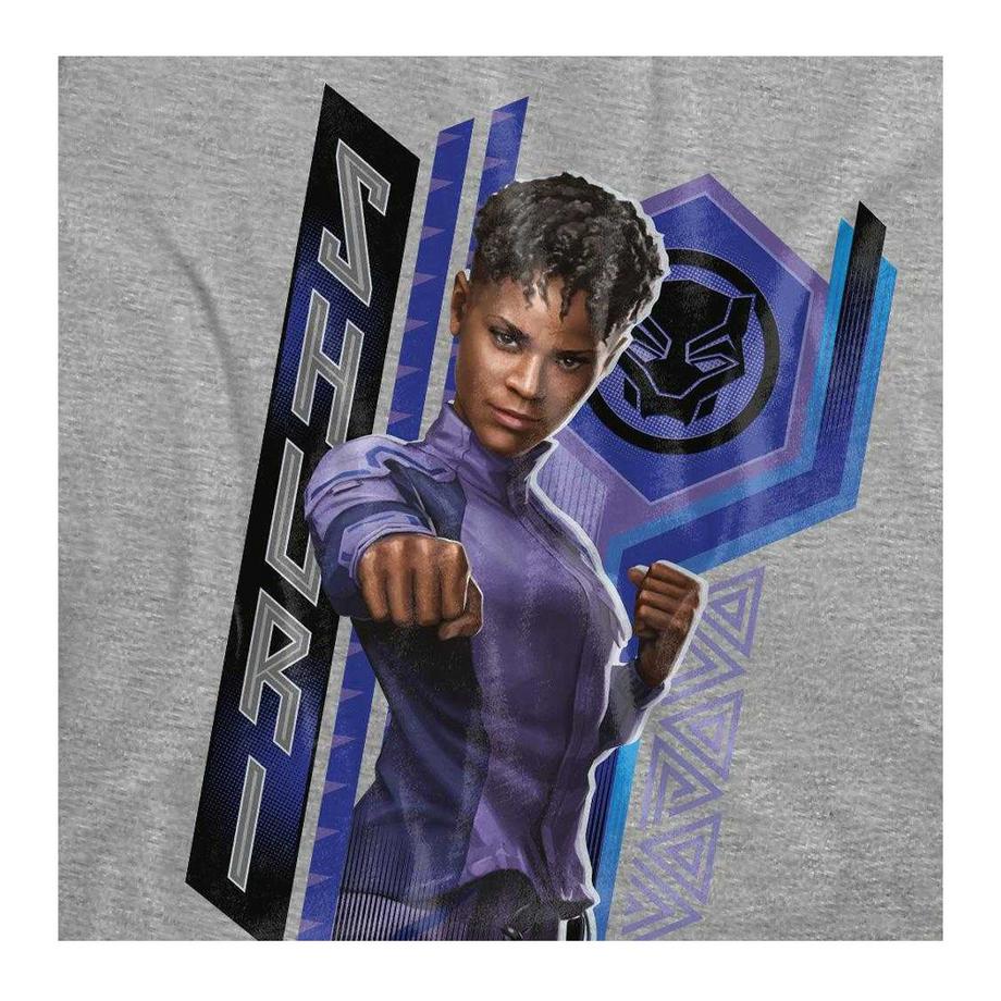 Black Panther Meliertes T-Shirt mit Shuri Grafik  
