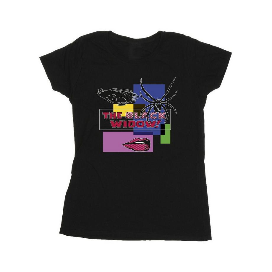 MARVEL Black Widow T-Shirt Stampa Grafica  