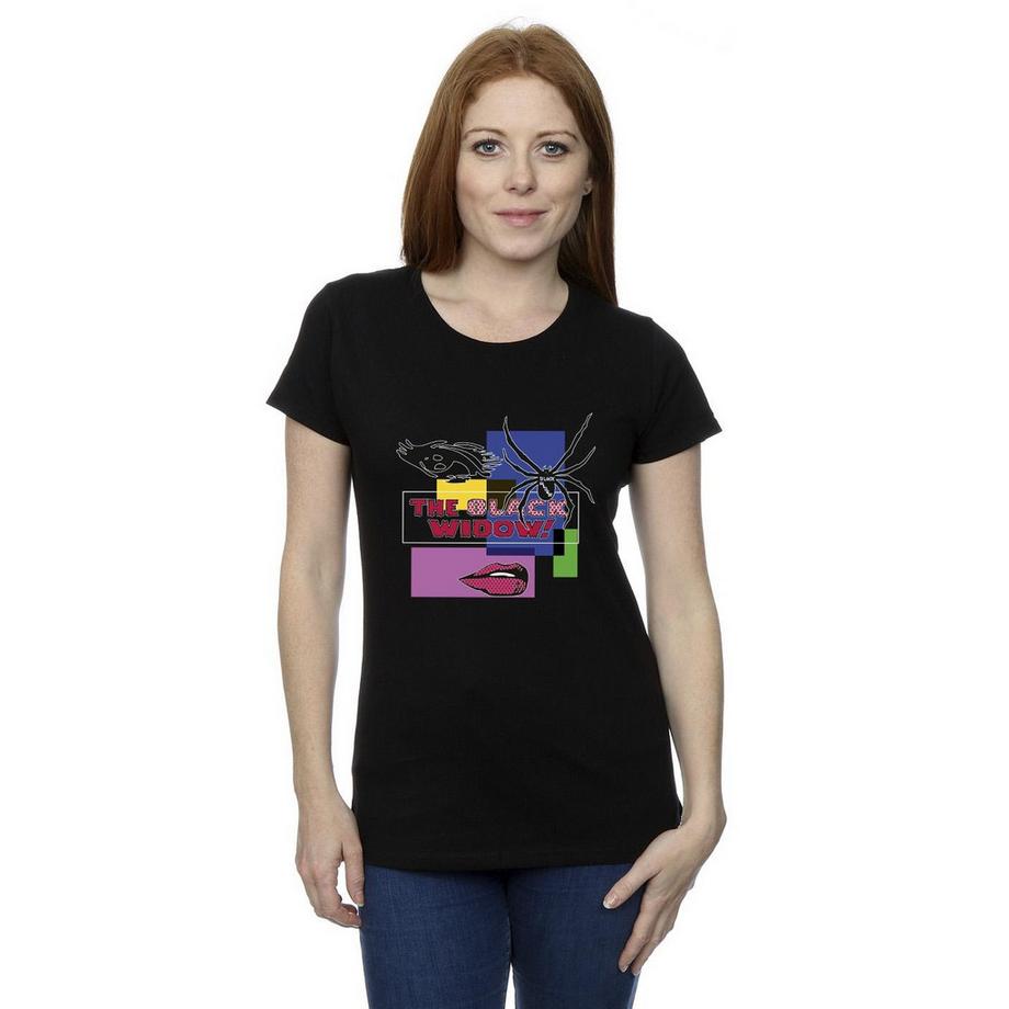 MARVEL Black Widow T-Shirt Stampa Grafica  