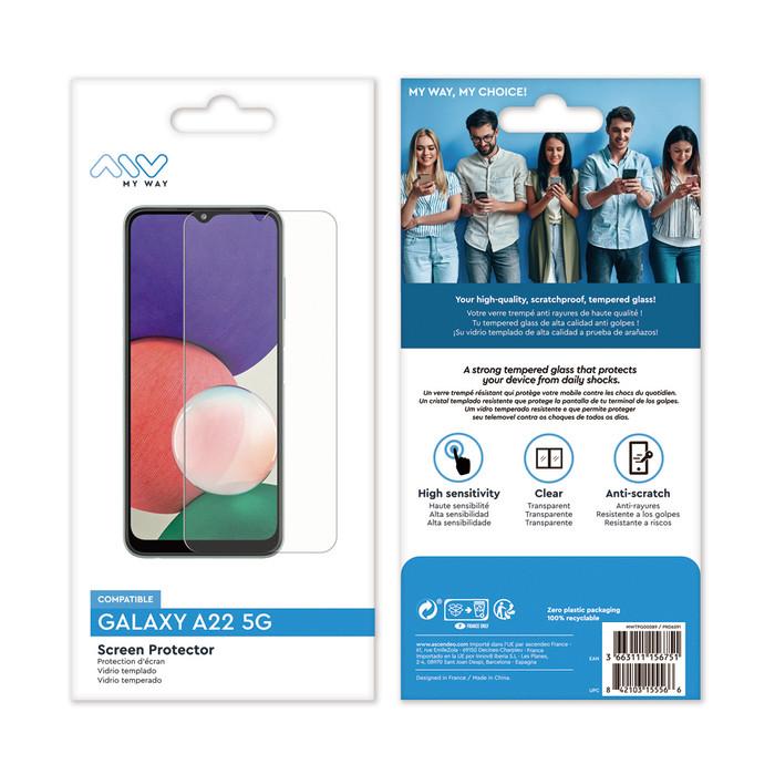 MYWAY  Folie Galaxy A22 5G Kratzfest 