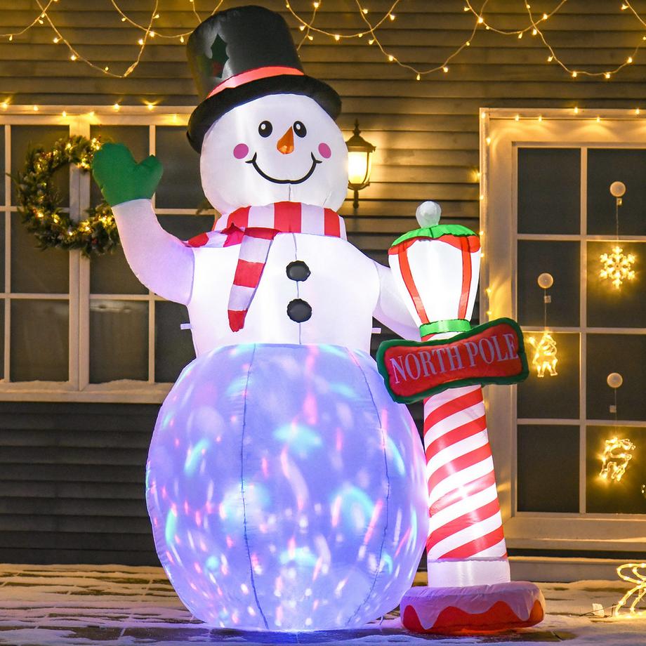 HOMCOM Aufblasbar Weihnachtsdeko  
