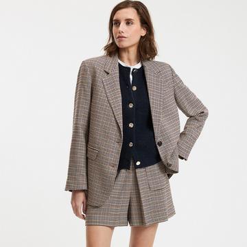 Karierter Blazer