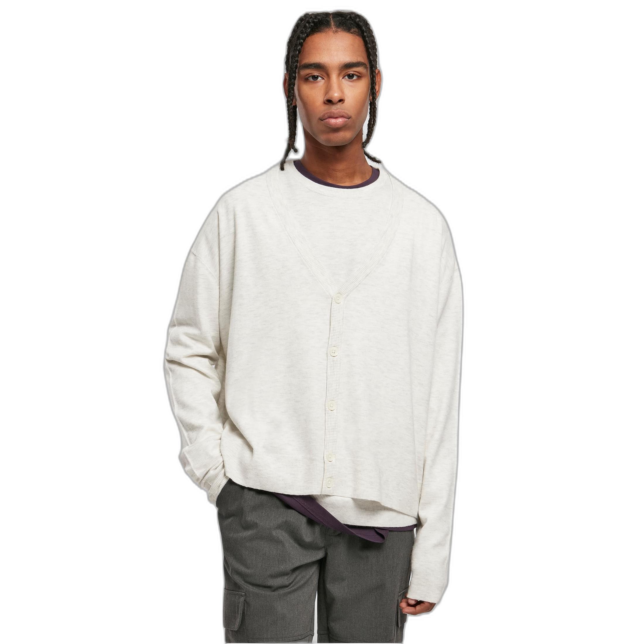 URBAN CLASSICS Eco Mix Boxy Strickjacke  