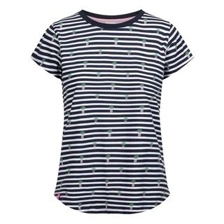 Trespass Calypso Gestreiftes T-Shirt mit Ananas-Print  