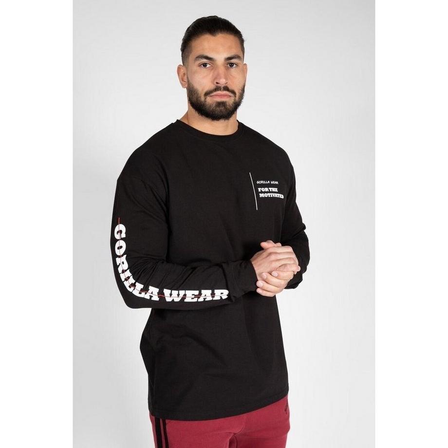 Gorilla Wear T-shirt Manches Longues Oversize Boie  