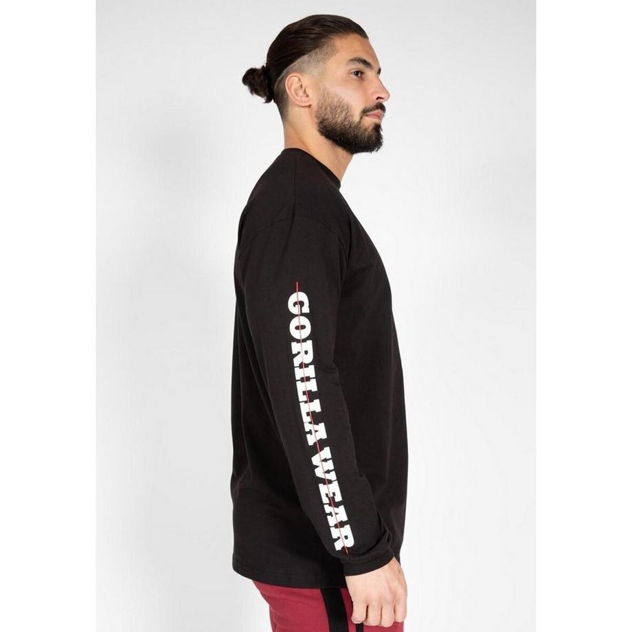 Gorilla Wear T-shirt Manches Longues Oversize Boie  