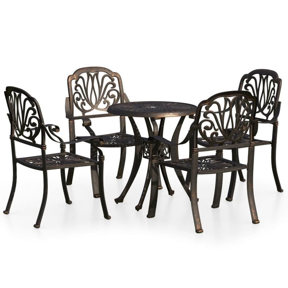 Ensemble de bistro aluminium
