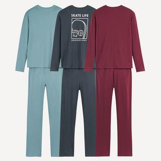 La Redoute Collections  3er-Set Baumwollpyjamas mit Skateboard-Motiv 