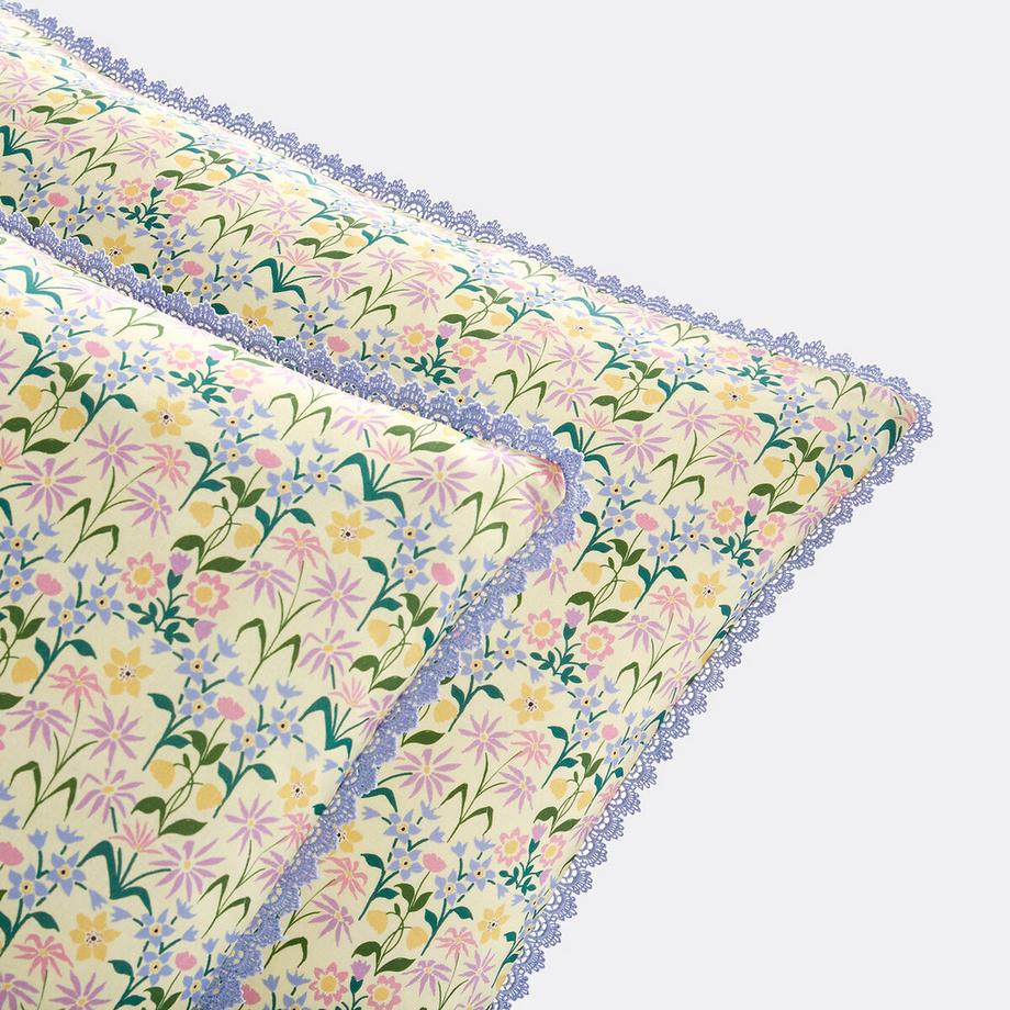 La Redoute Intérieurs Michi Kissenbezug mit 50% recycelter Baumwolle  