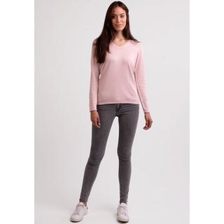 CASH-MERE.CH Seta Cashmere Pullover Scollo a V  