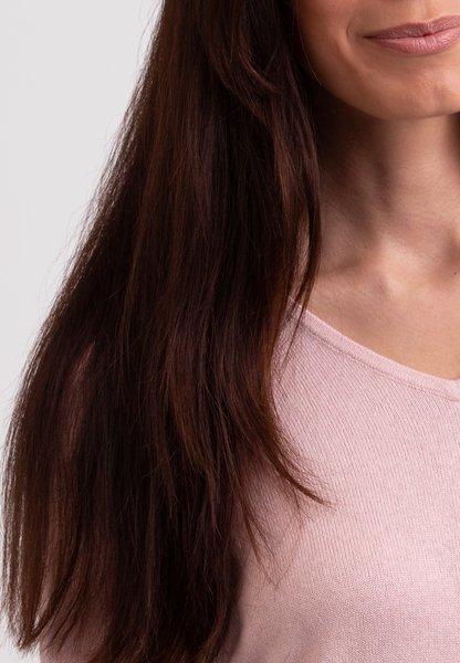 CASH-MERE.CH Seta Cashmere Pullover Scollo a V  