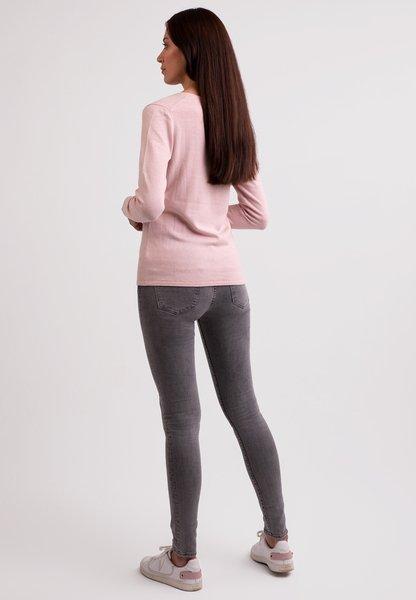 CASH-MERE.CH Seta Cashmere Pullover Scollo a V  