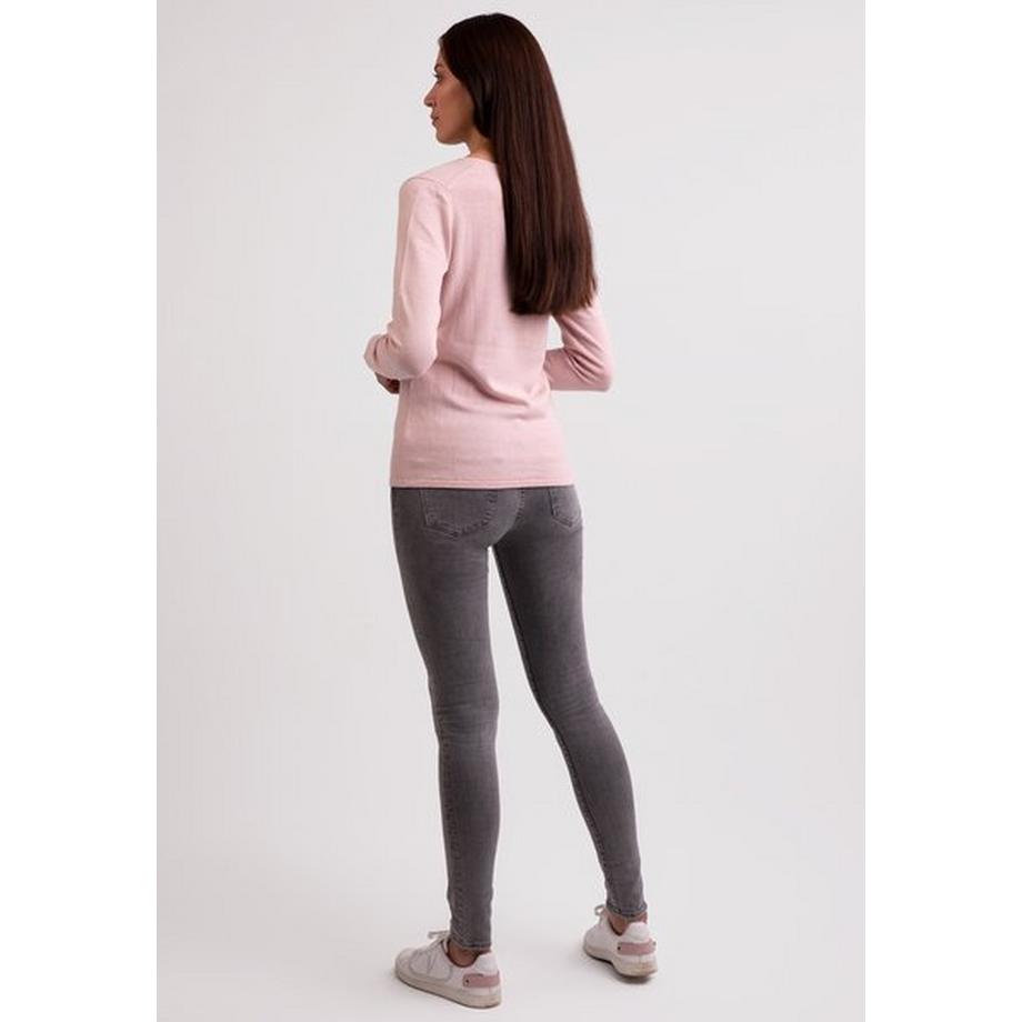 CASH-MERE.CH Seide Kaschmir V-Ausschnitt Pullover  