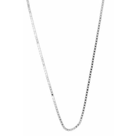 MUAU Schmuck  Collier Venezianer Weissgold 750, 0.9mm, 36cm 