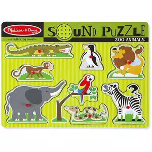 Sound Puzzle Tiere im Zoo