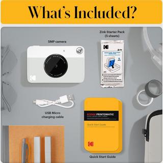 Kodak  Kodak Printomatic 50,8 x 76,2 mm Grigio, Bianco 