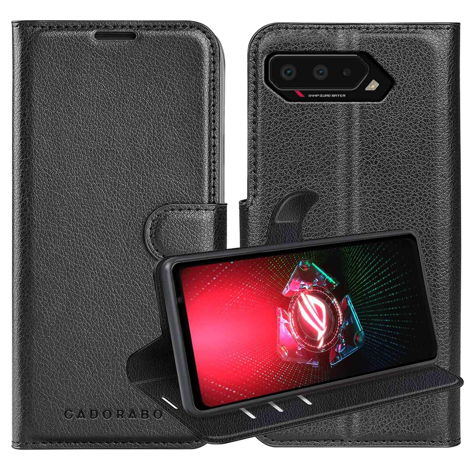 Cadorabo  Housse compatible avec Asus ROG Phone 5 - Coque de protection avec fermeture magnétique, fonction de support et compartiment pour carte 