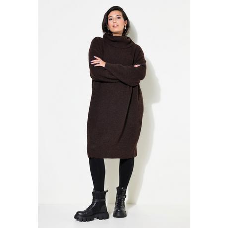 Studio Untold  Strick-Minikleid, oversized, Rollkragen, Langarm 