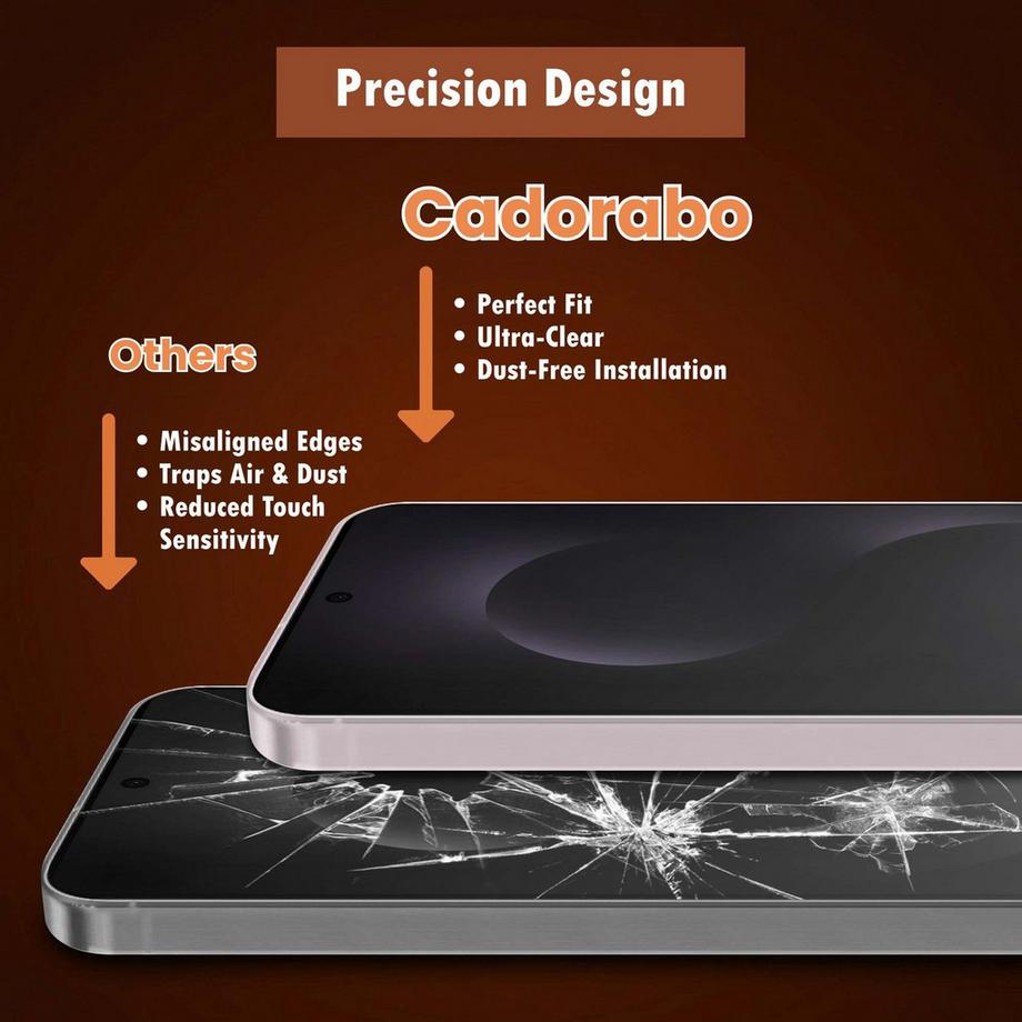 Cadorabo  Samsung Galaxy S25 Edge 5G Schutzfolie Schutzglas 