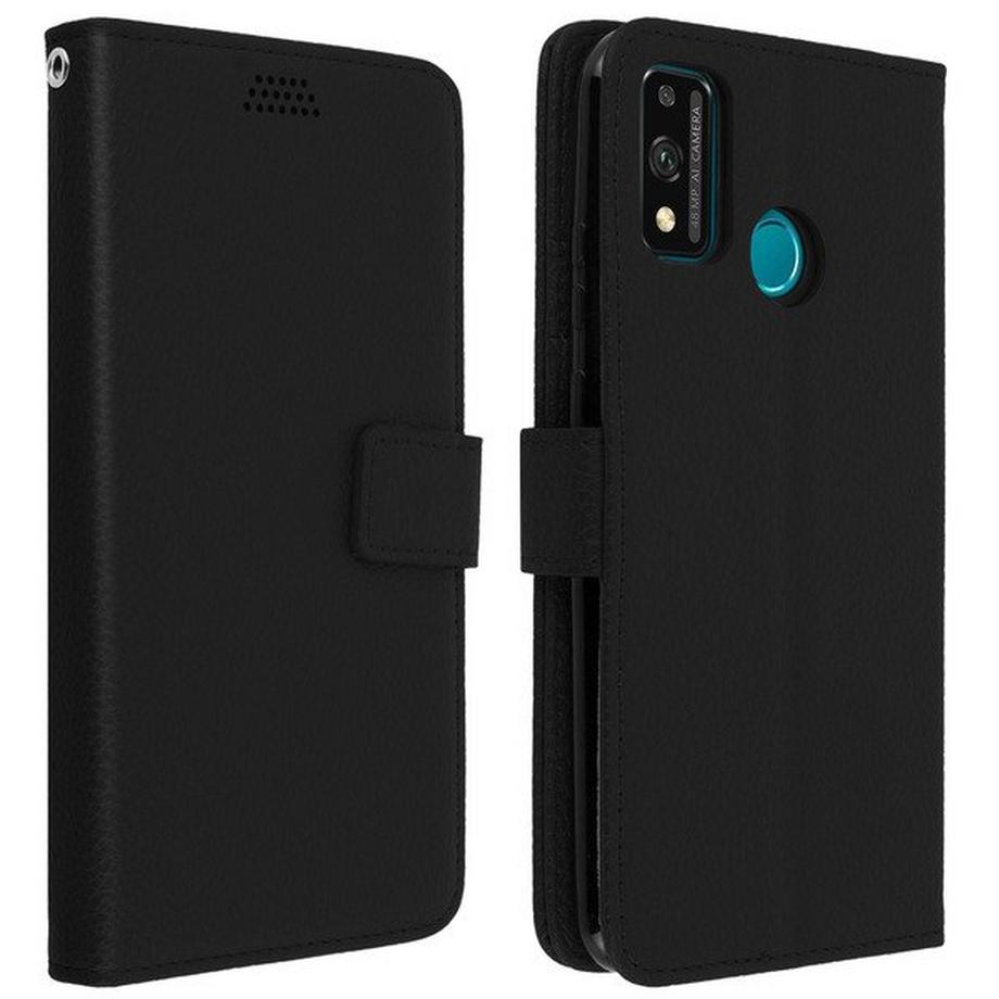 Avizar  Etui Honor 9X Lite Portefeuille Noir 