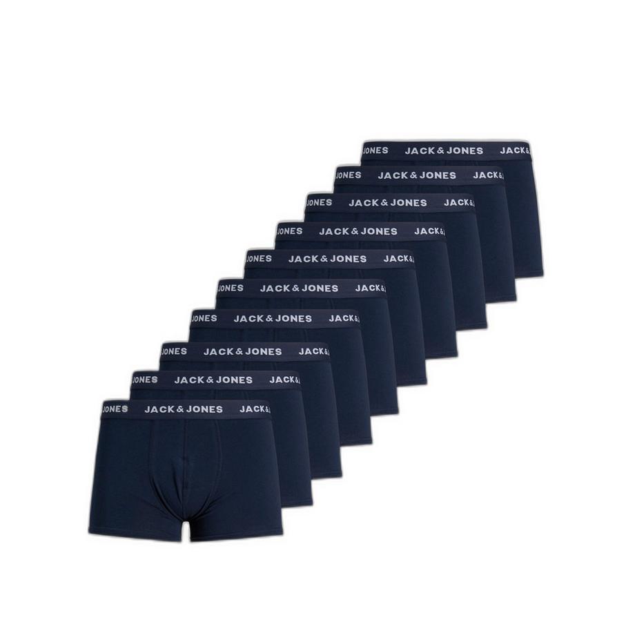 JACK & JONES Boxer Shorts Solid 10 Pièces  