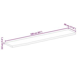 VidaXL piano per tavolo Legno  