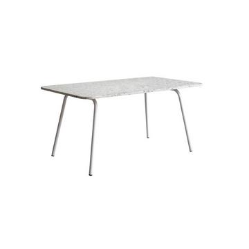 Table de jardin rectangulaire en terrazzo premium et métal green 4/6 pers. Elio