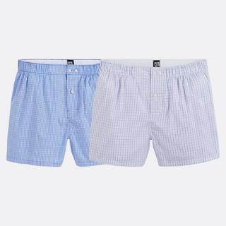 La Redoute Collections Lot de 2 caleçons à carreaux  