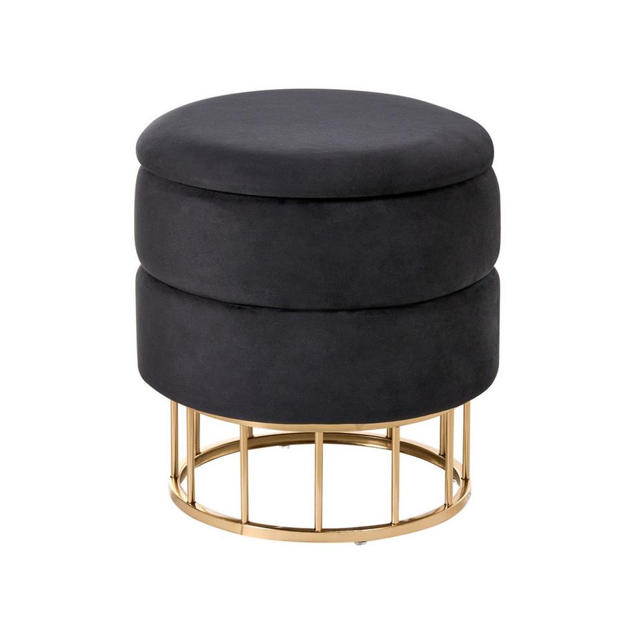 Beliani Pouf de rangement Glamour ELGIN  