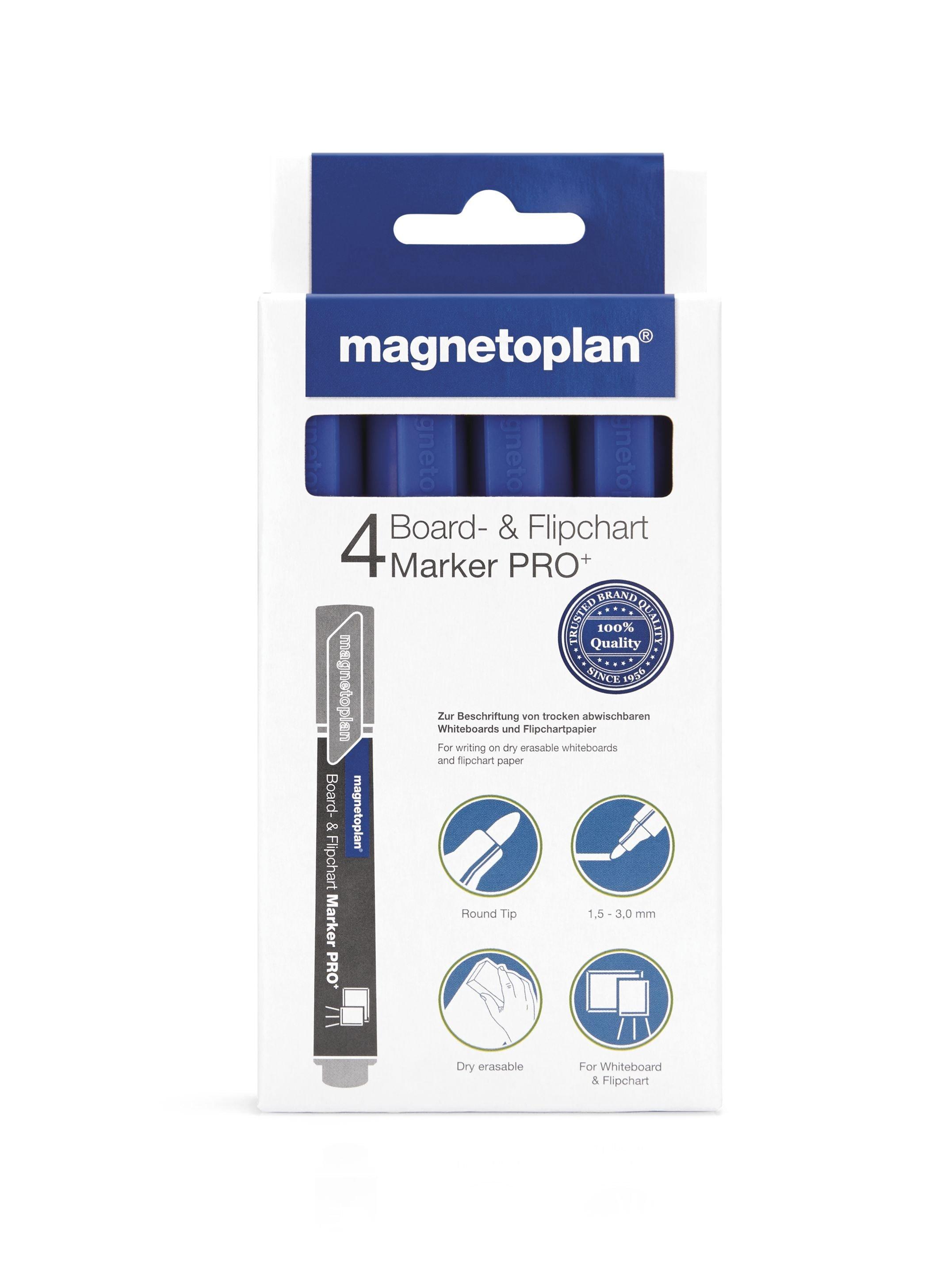 magnetoplan MAGNETOPLAN Kombimarker Pro+ 4 Stk.  