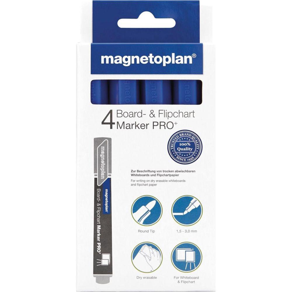 magnetoplan MAGNETOPLAN Kombimarker Pro+ 4 Stk.  