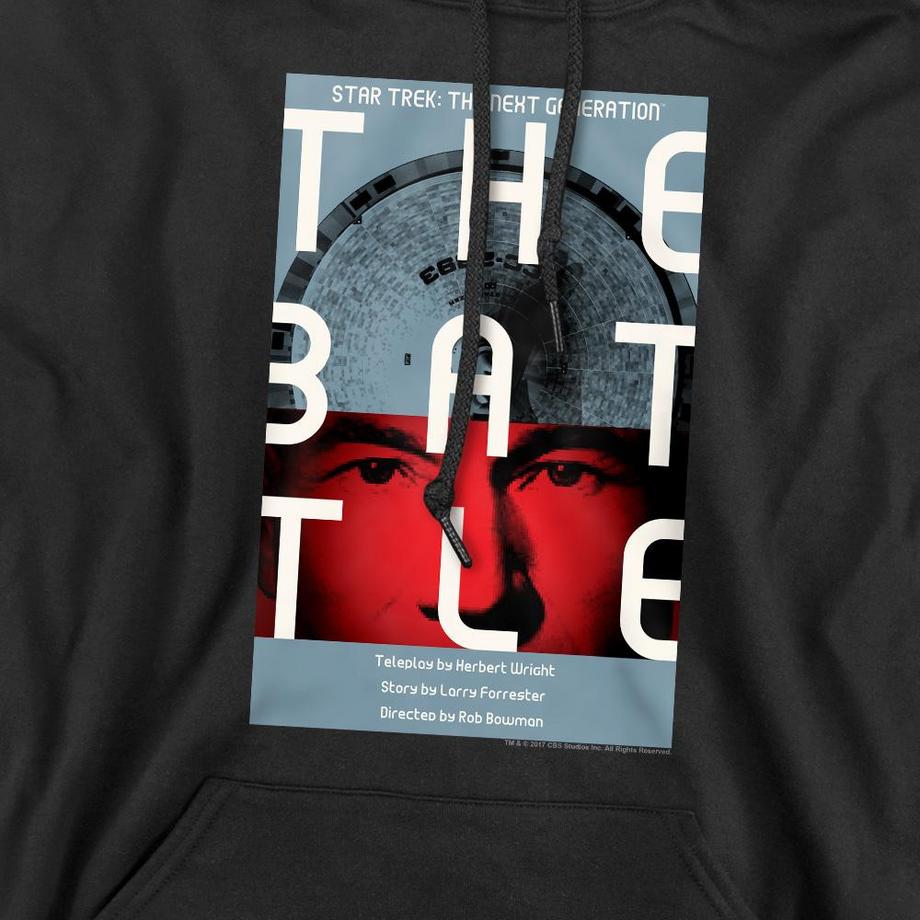 Star Trek The Next Generation Season 1 Episode 9 Felpa con cappuccio  