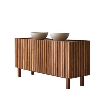 Mobile per il bagno in legno di mango 164 cm Milo