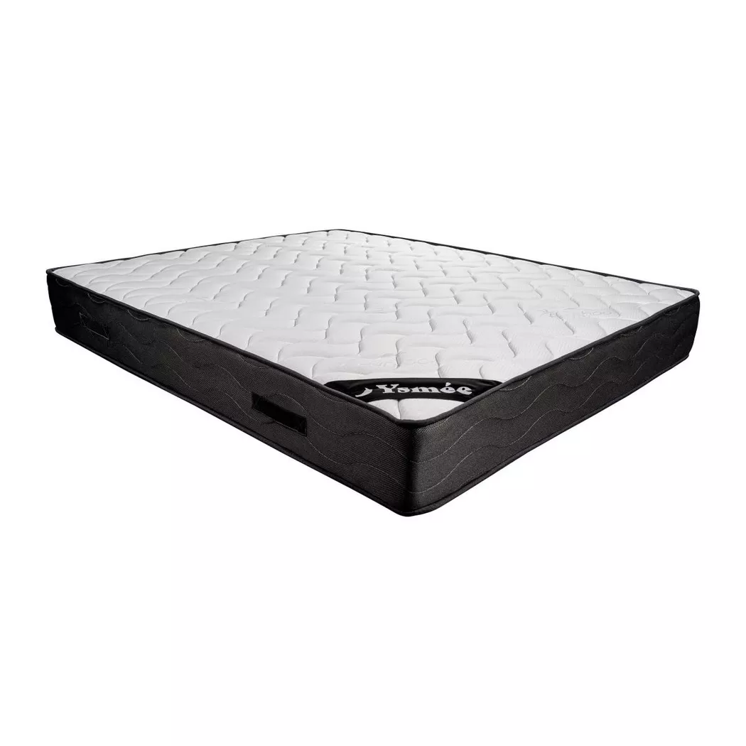 Ysmée - Matelas 140 x 190 cm ressorts ensachés 7 zones et mémoire de forme ép.24cm - MERISI de 140X190CM, Blanc