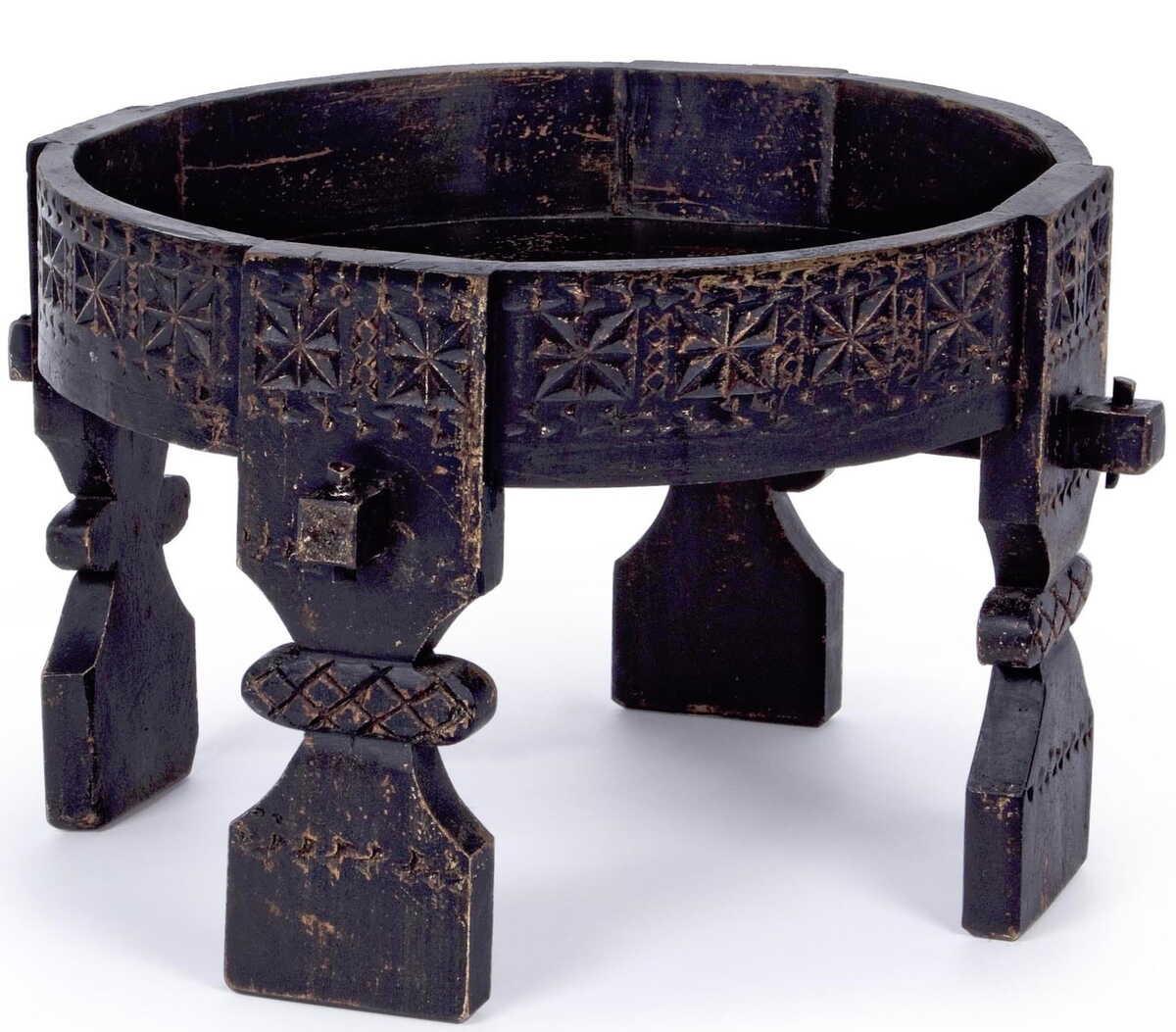 mutoni home Tavolino Yasir nero 50x50  