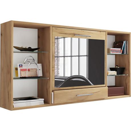 VCM Frisiertisch | Wandtisch mit ausklappbarer Fläche | Maße H. 60 x B. 115 x T. 20 cm | Schminkschrank mit Schublade | Schminktisch - Teala  