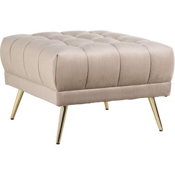 Hocker Huxley khaki gold gebürstet