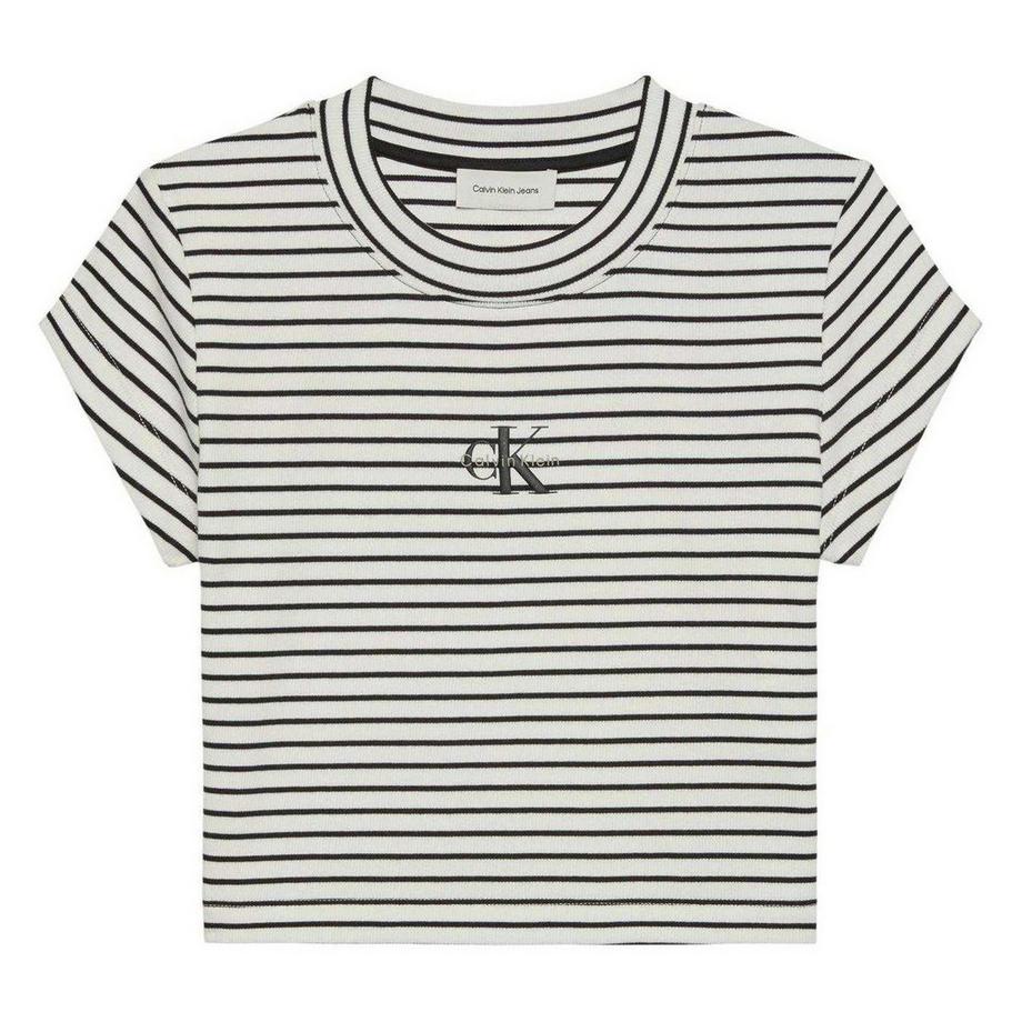T-Shirt, Kurz Geschnitten, Anliegend