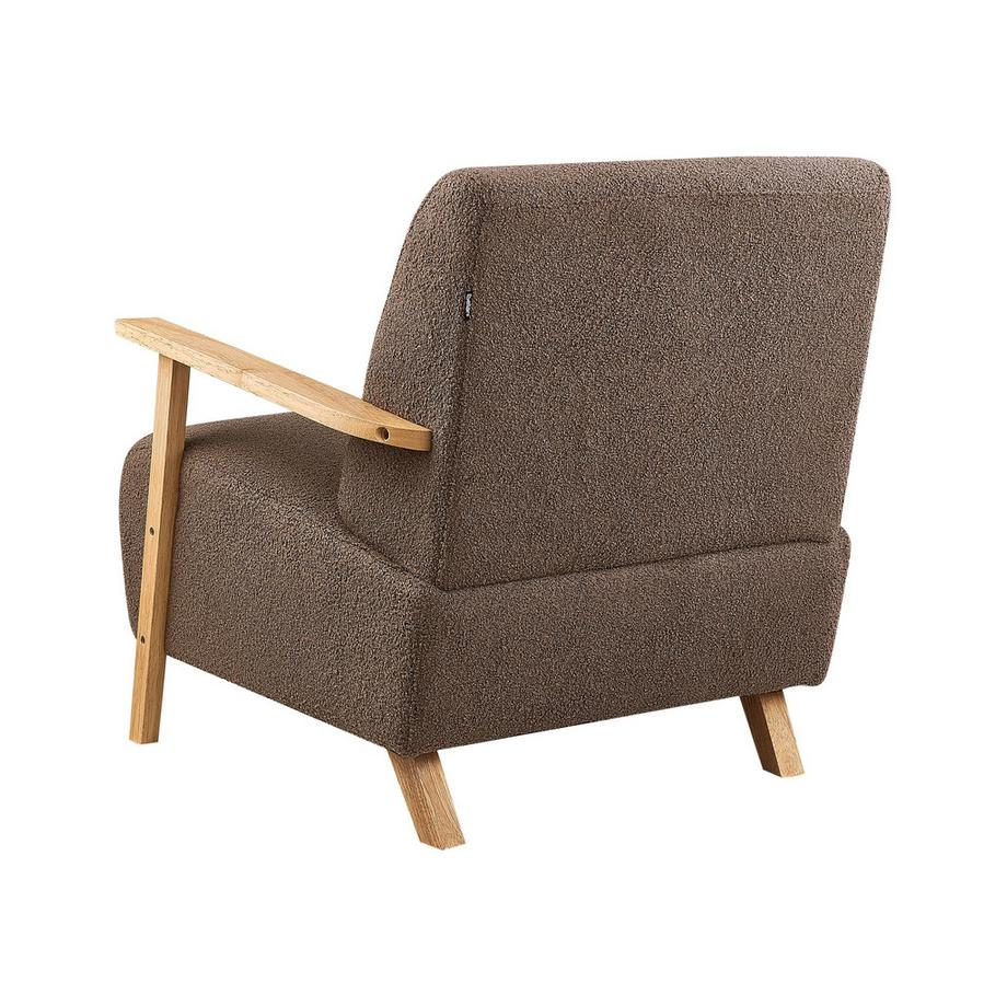 Beliani Fauteuil en Bouclé Rétro LESJA  