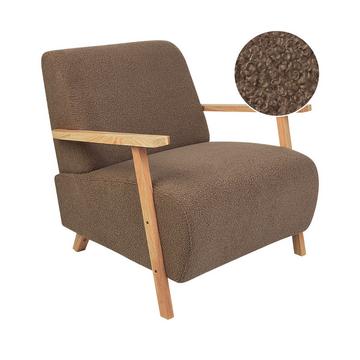 Fauteuil en Bouclé Rétro LESJA