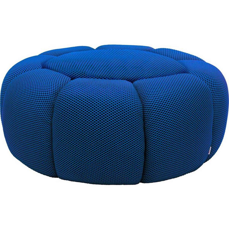 Sgabello Peppo Bloom blu rotondo 72