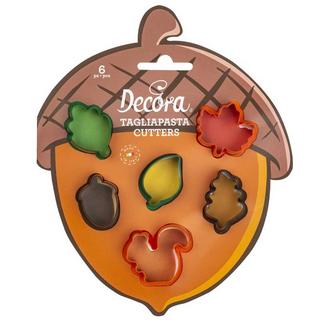 Decora Emporte-pièce Feuilles d'automne 6 pièces  