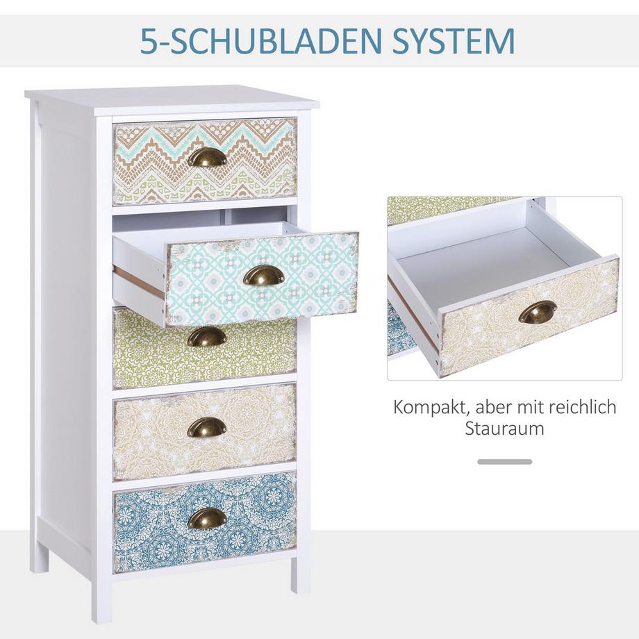 HOMCOM  Schubladenkommode 