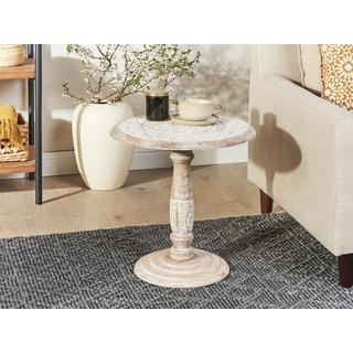 Beliani Tavolino en Legno di mango Retrò JAMBIA  