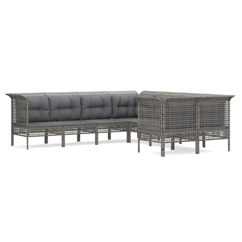 VidaXL Garten lounge set poly-rattan  