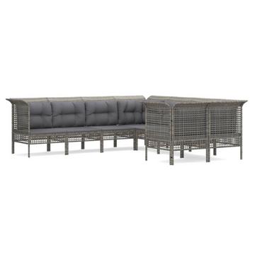 Garten lounge set poly-rattan