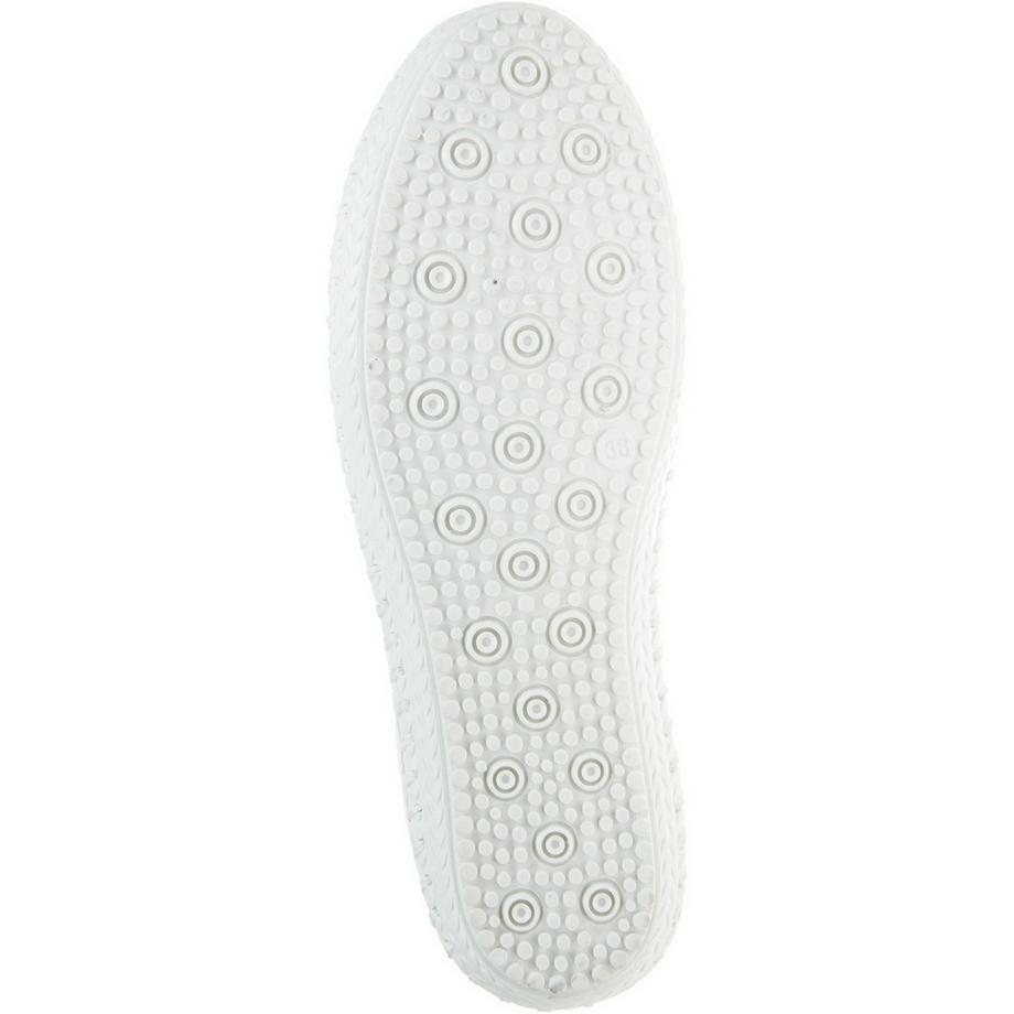 Lunar  Leinenschuhe St Ives, Metallic, Leder 