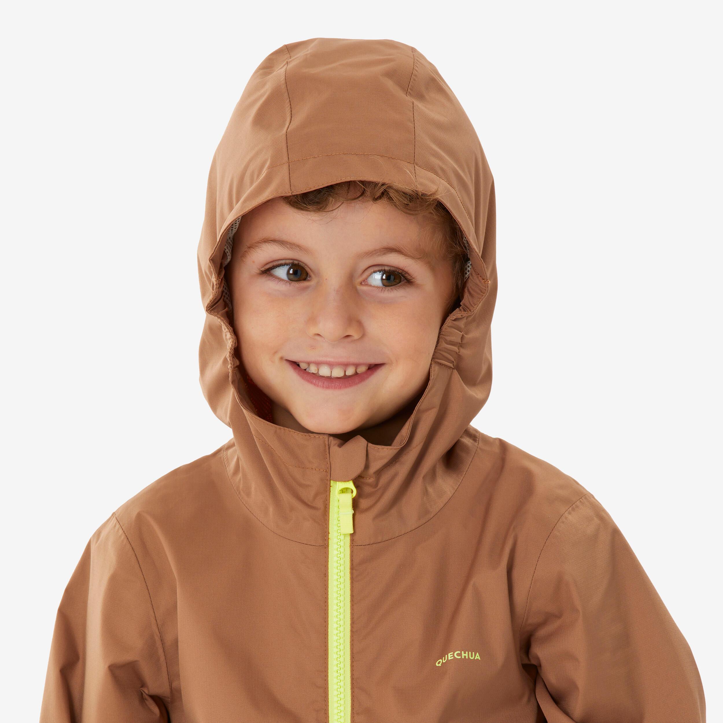 QUECHUA  Jacke Kinder wasserdicht zum Wandern 